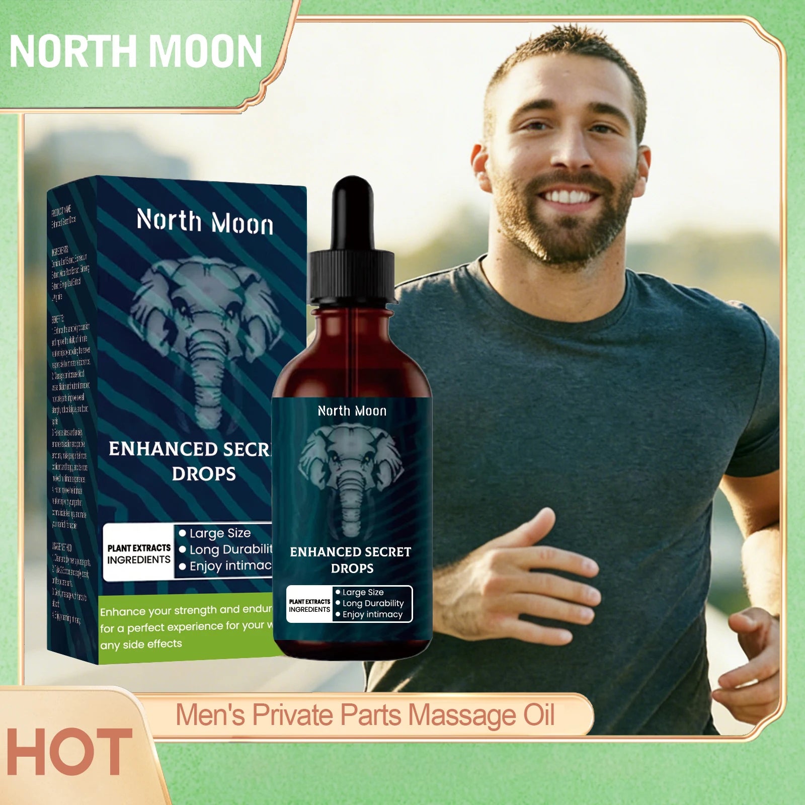 Male Enhance Massage Oil